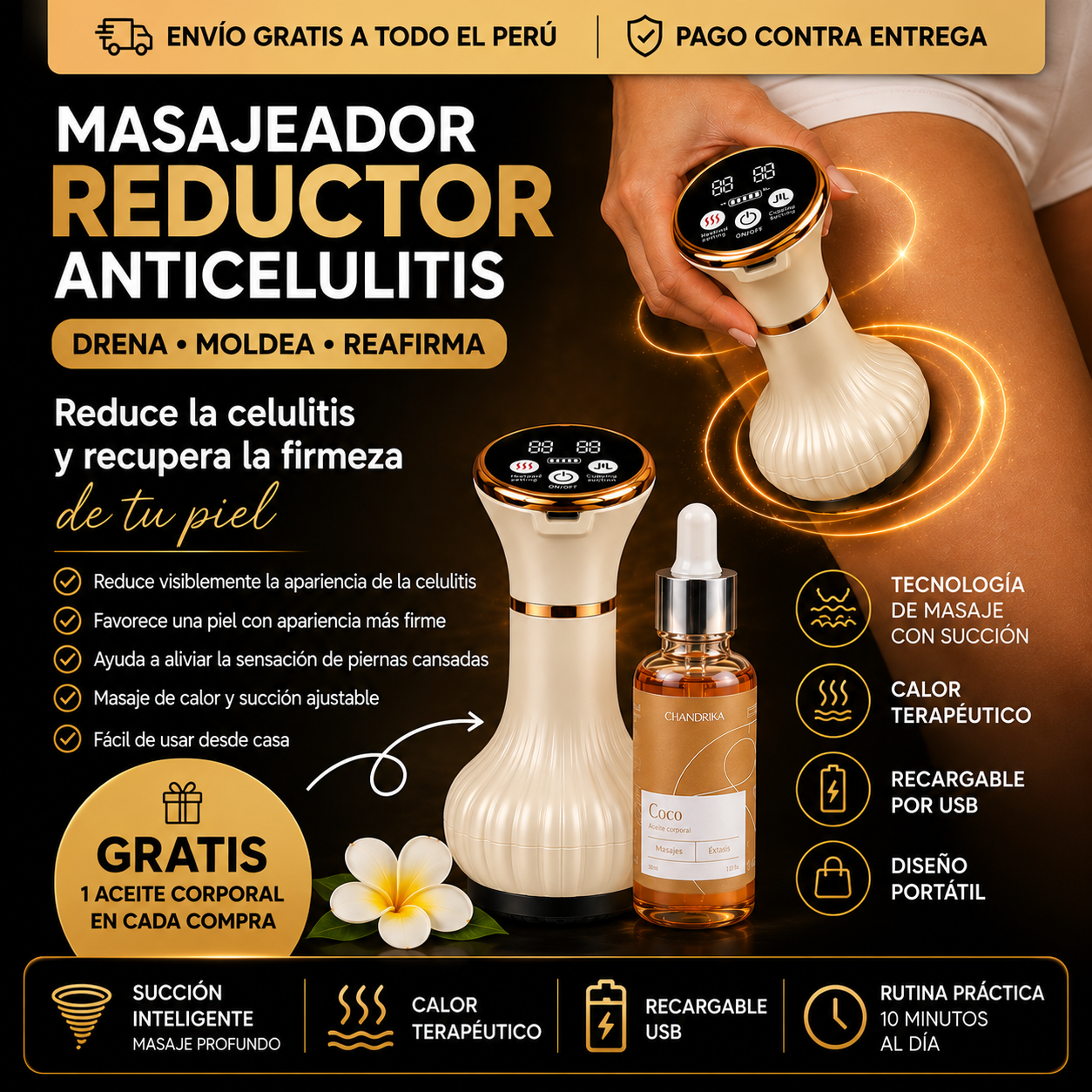 Masajeador Reductor Anticelulitis